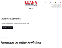 Tablet Screenshot of luanadecoracoes.com.br